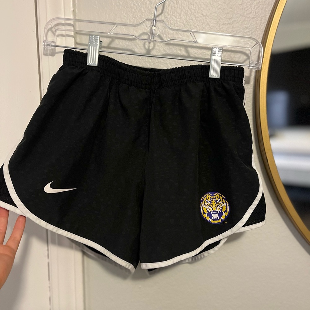 LSU Nike Shorts with Leopard print